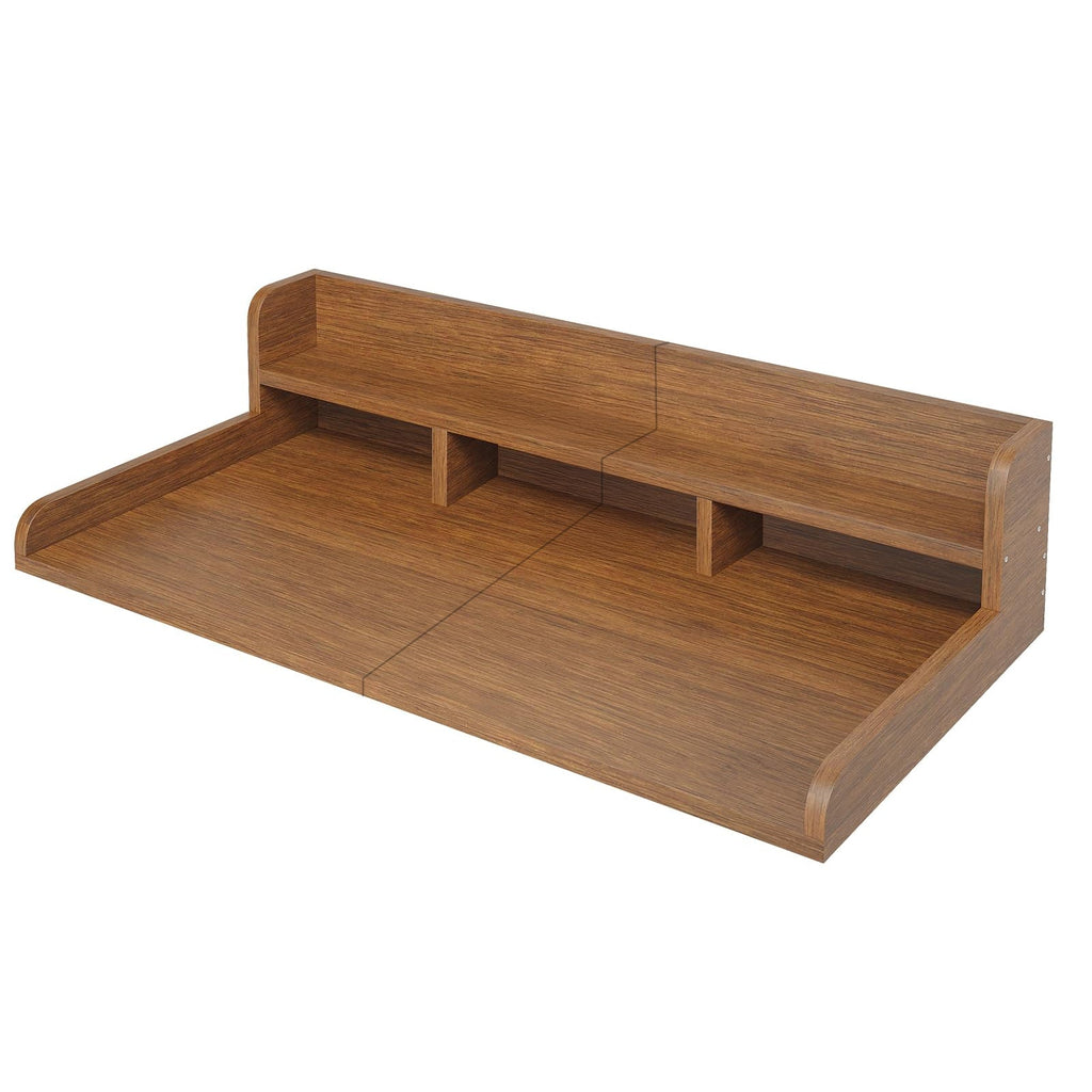 Washer Dryer Countertop with Non-Slip Pads - Walnut