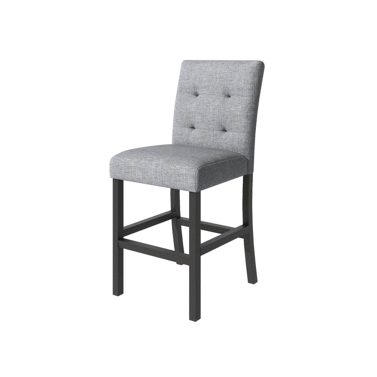 TOPMAX 5-Piece Counter-Height Dining Set – Black & Gray