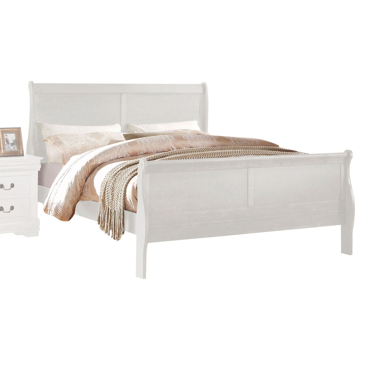 Louis Philippe Sleigh Bedroom Set – King Options