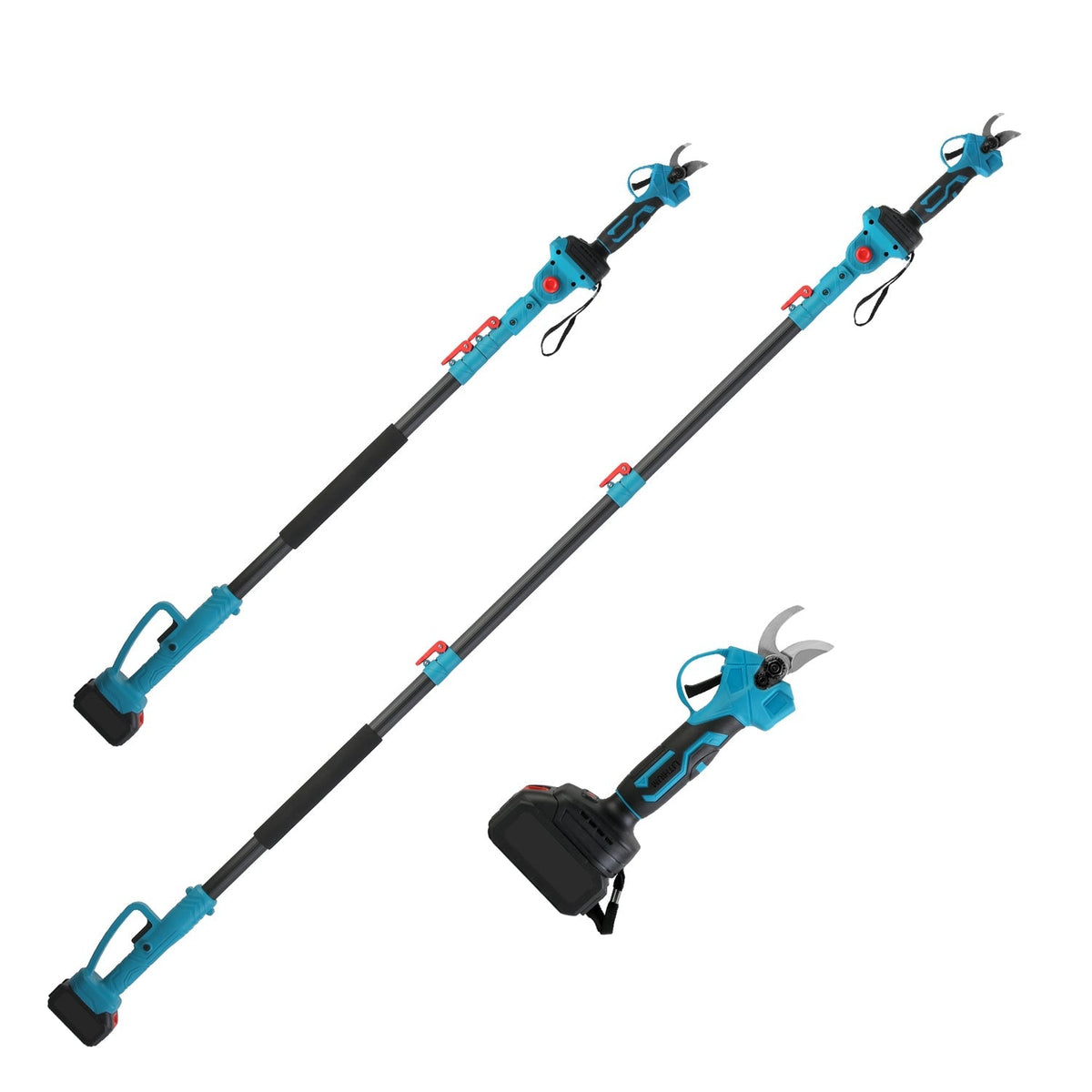 21V Cordless Pruning Shear & 13-ft Extension Pole
