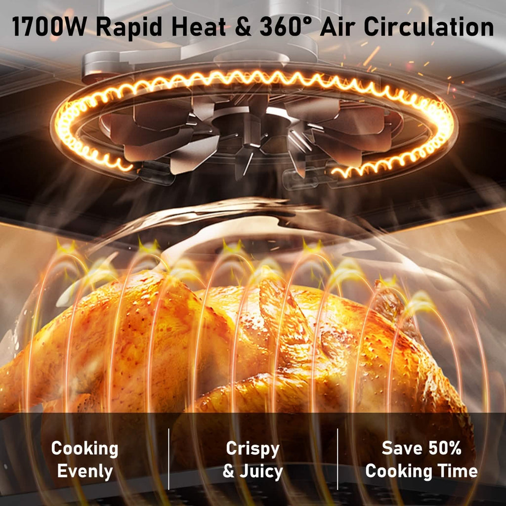 12-Qt 12-in-1 Smart Air Fryer Oven