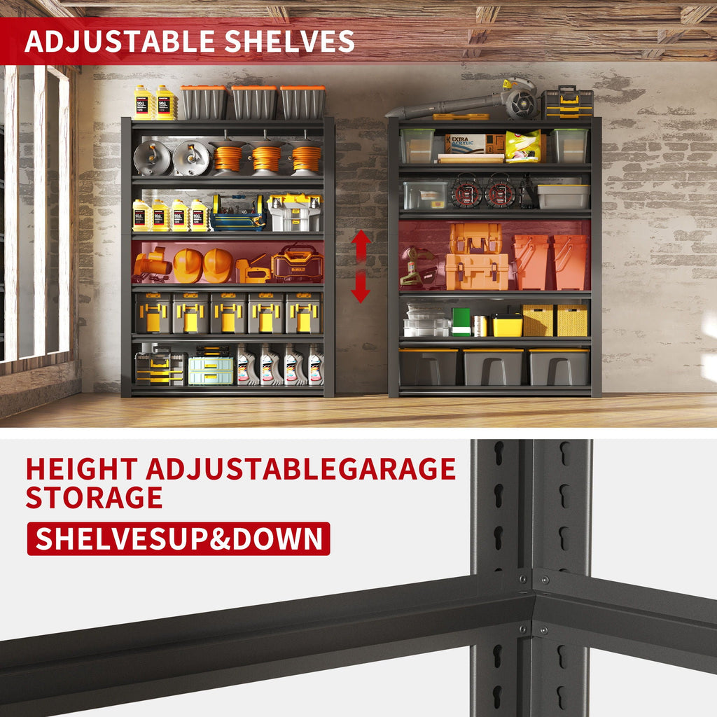Heavy-Duty Adjustable Garage Shelving Unit
