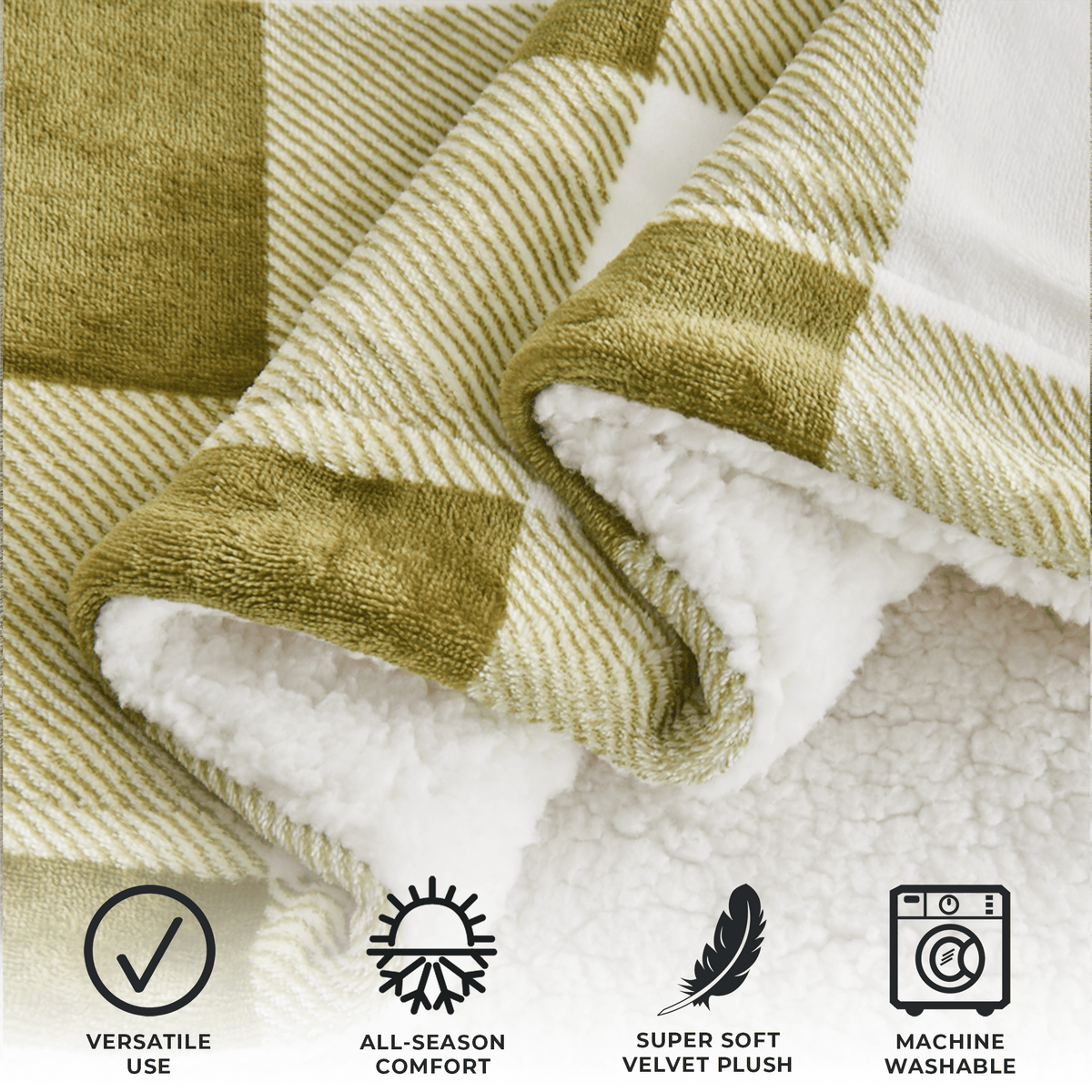 Kinsley Velvet Sherpa Blanket