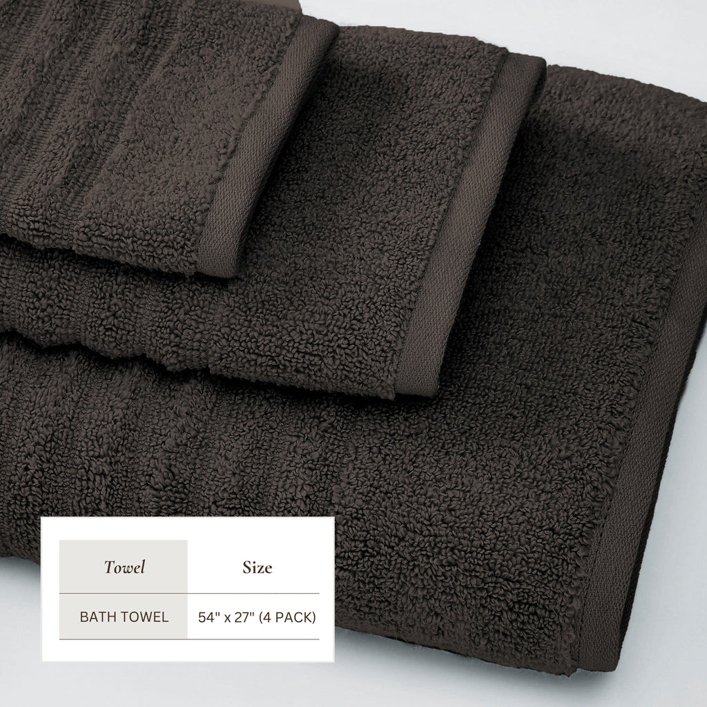 Karina Luxury Combed Cotton Bath Towel Set