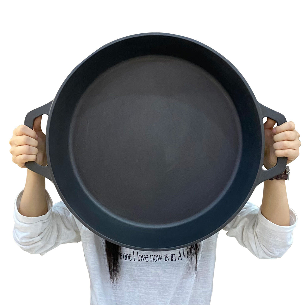17-Inch Cast Iron Griddle & Skillet Pan