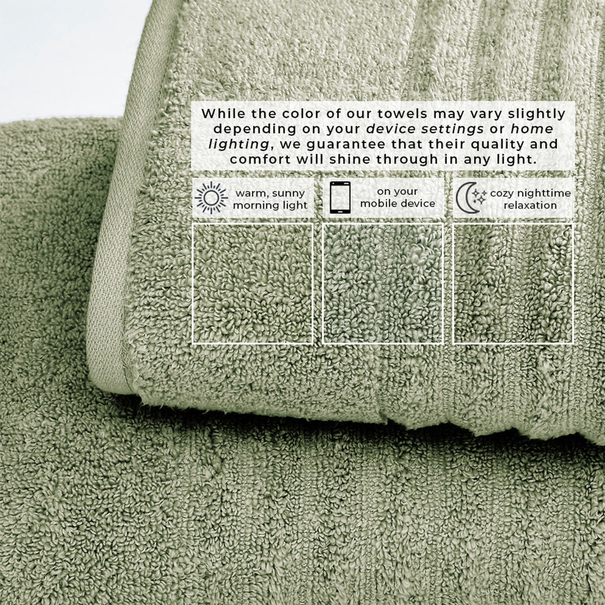 Karina Luxury Combed Cotton Bath Towel Set