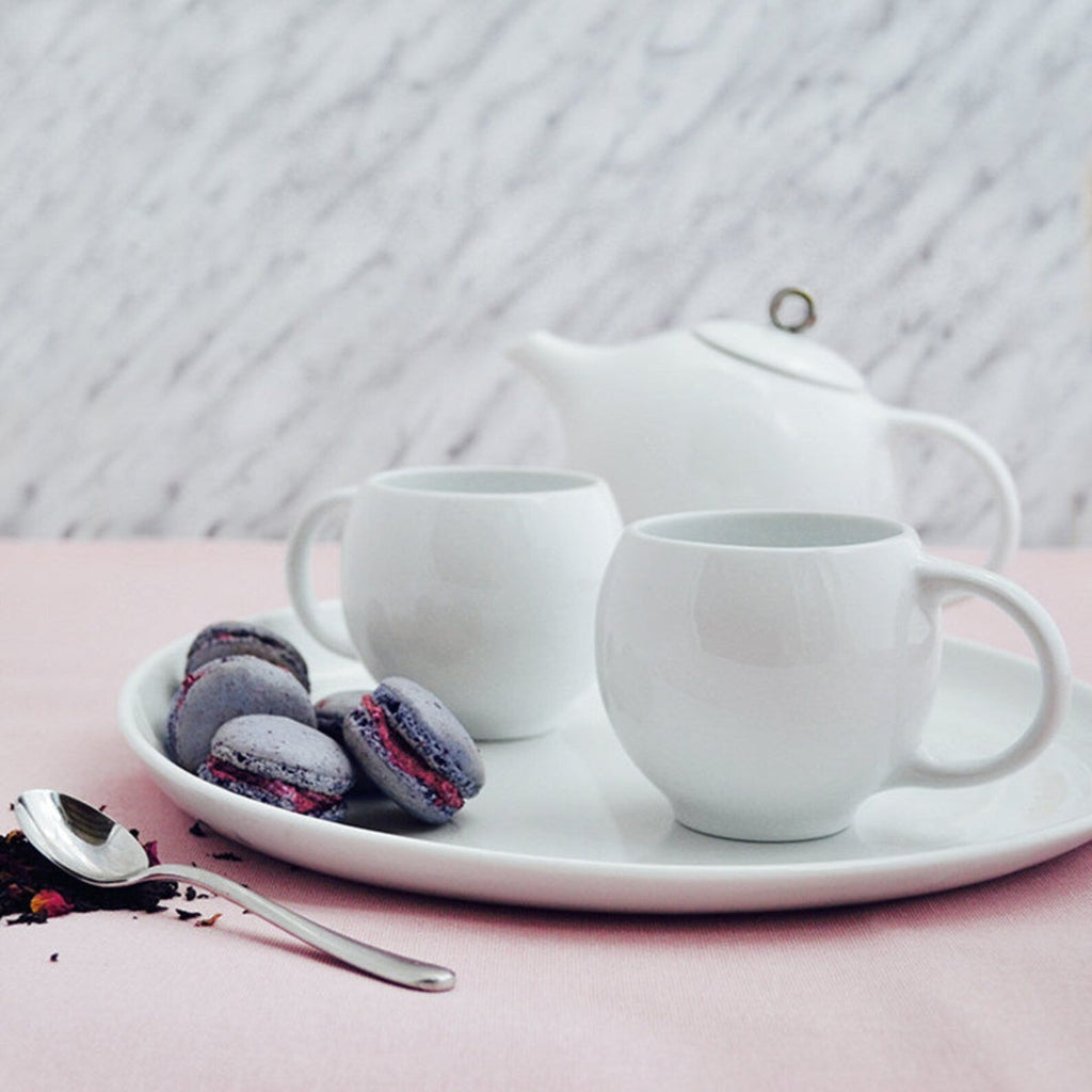 Maia Ming EVA 3-Piece Tea Set – White