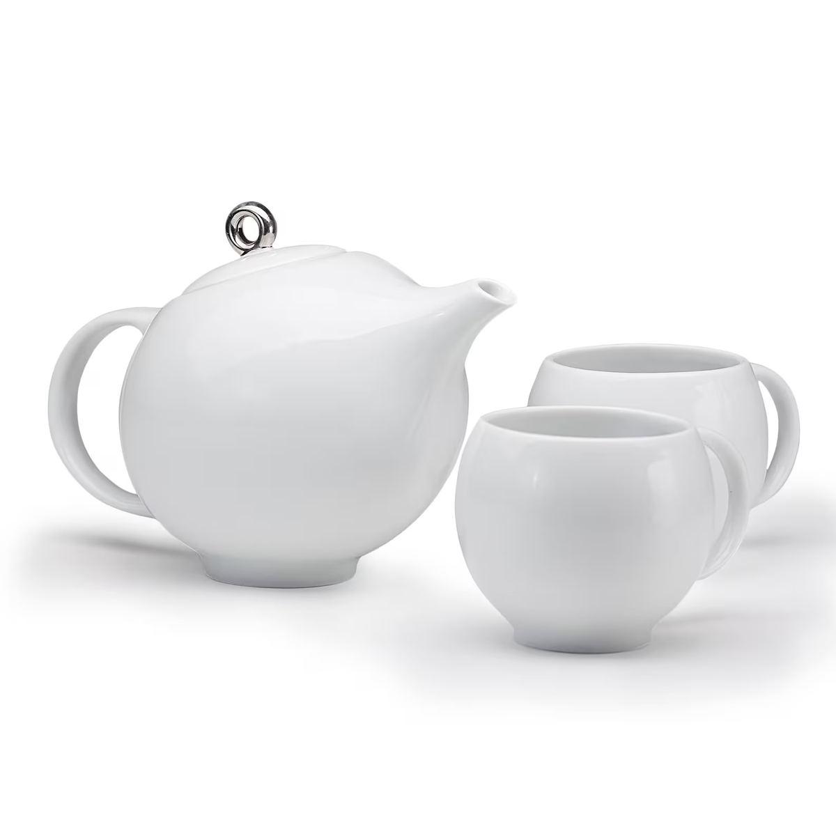 Maia Ming EVA 3-Piece Tea Set – White
