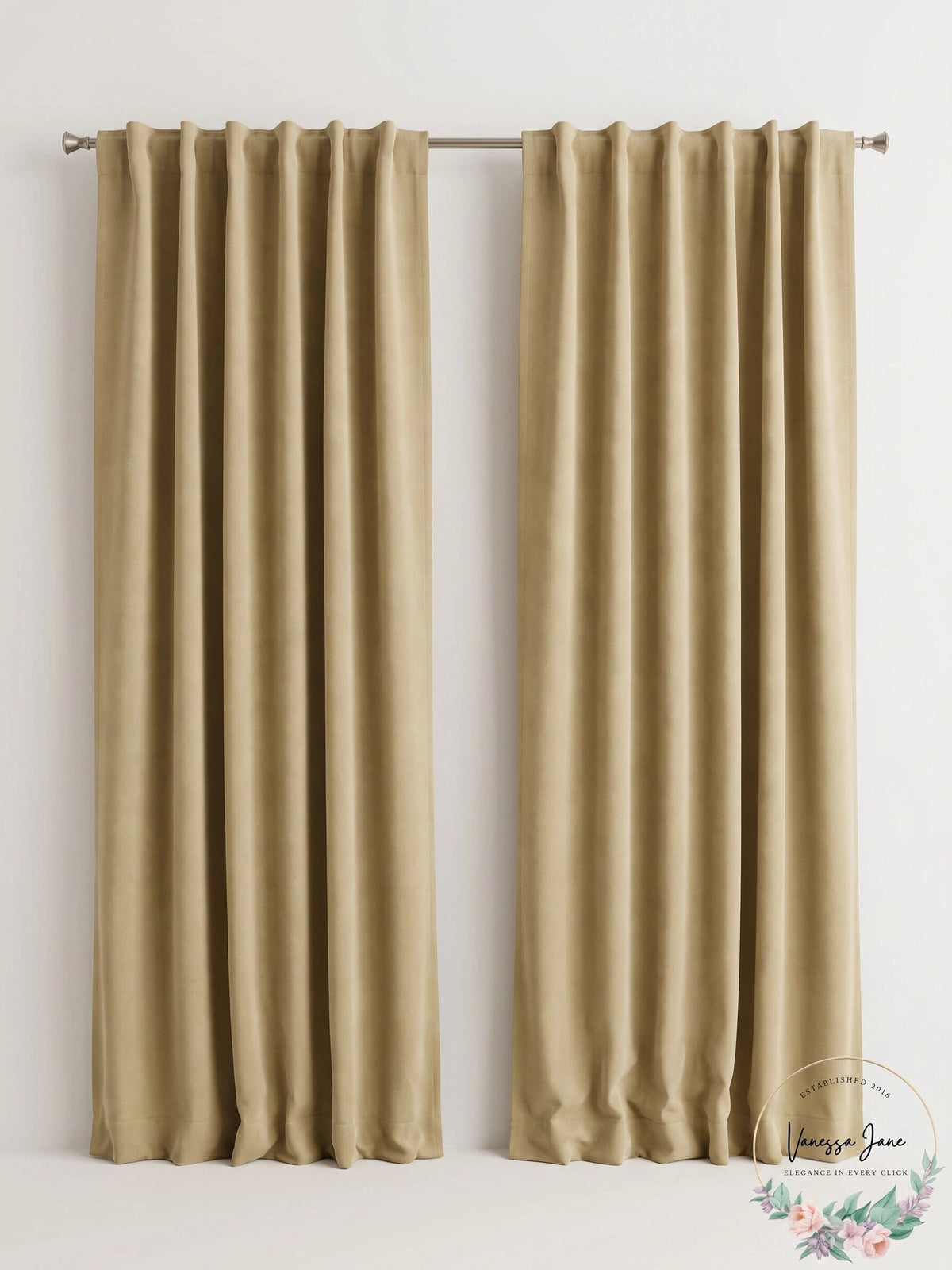 52" x 108" Premium Thermal Blackout Curtains – Set of 2