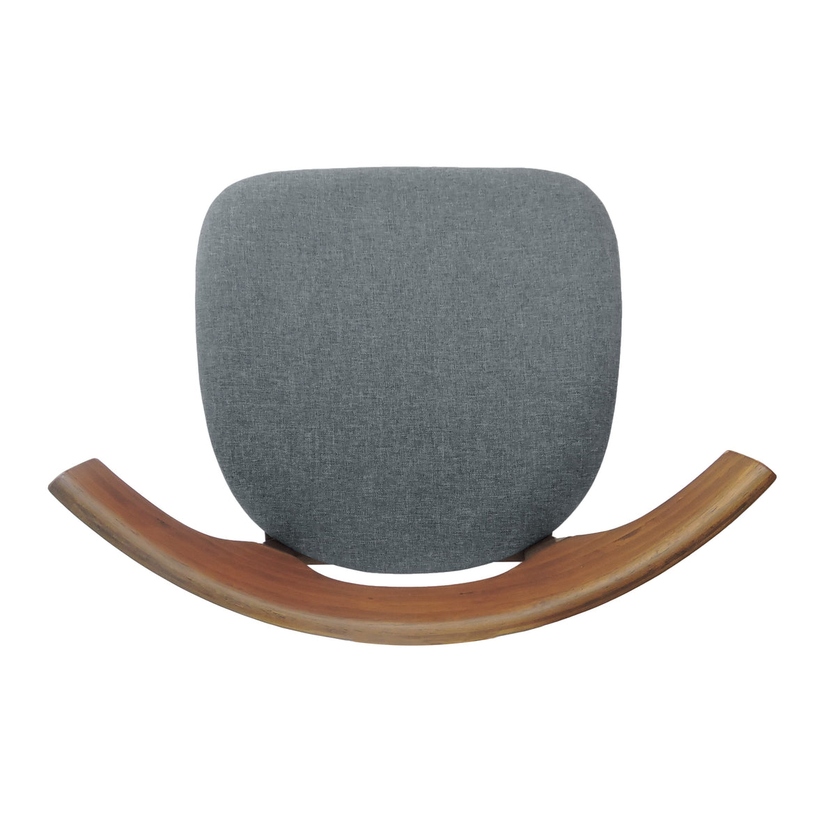 Set of 2 Mid-Century Counter-Height Dining Chairs – Brown