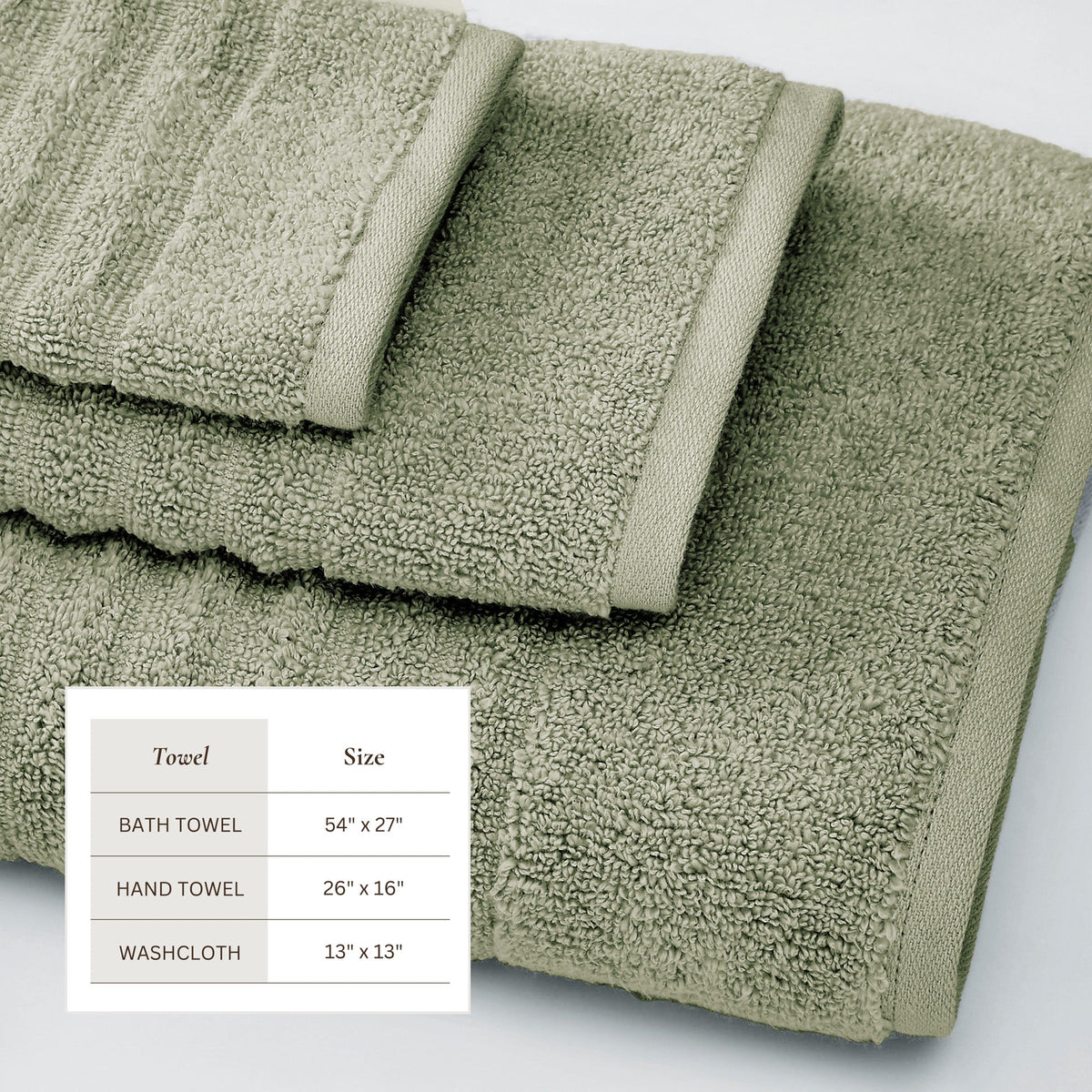 Karina Luxury Combed Cotton Bath Towel Set