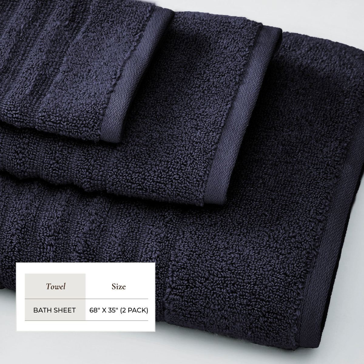 Karina Luxury Combed Cotton Bath Towel Set