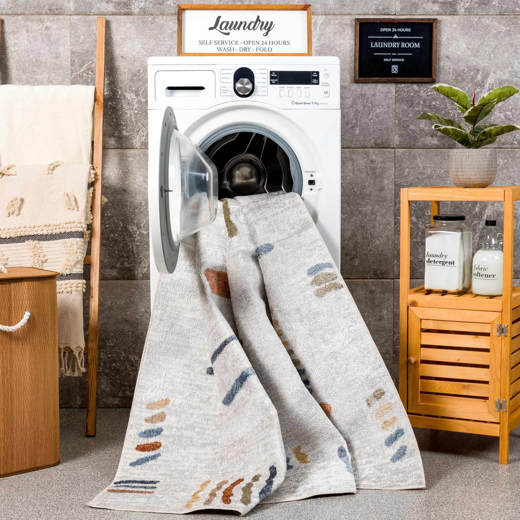 Arnon Modern Washable Area Rug