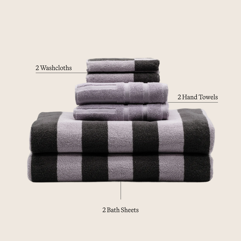 Australian Cotton 6-Piece Towel Set – 600 GSM