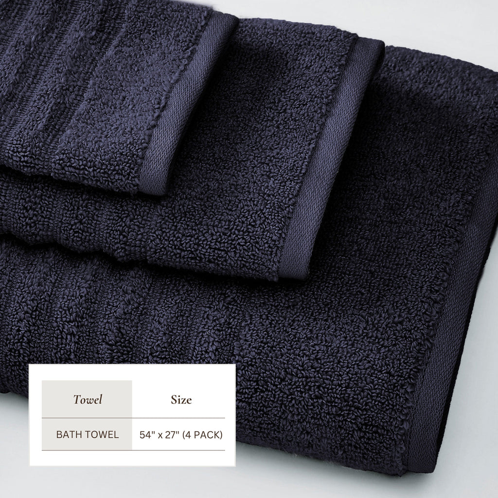 Karina Luxury Combed Cotton Bath Towel Set