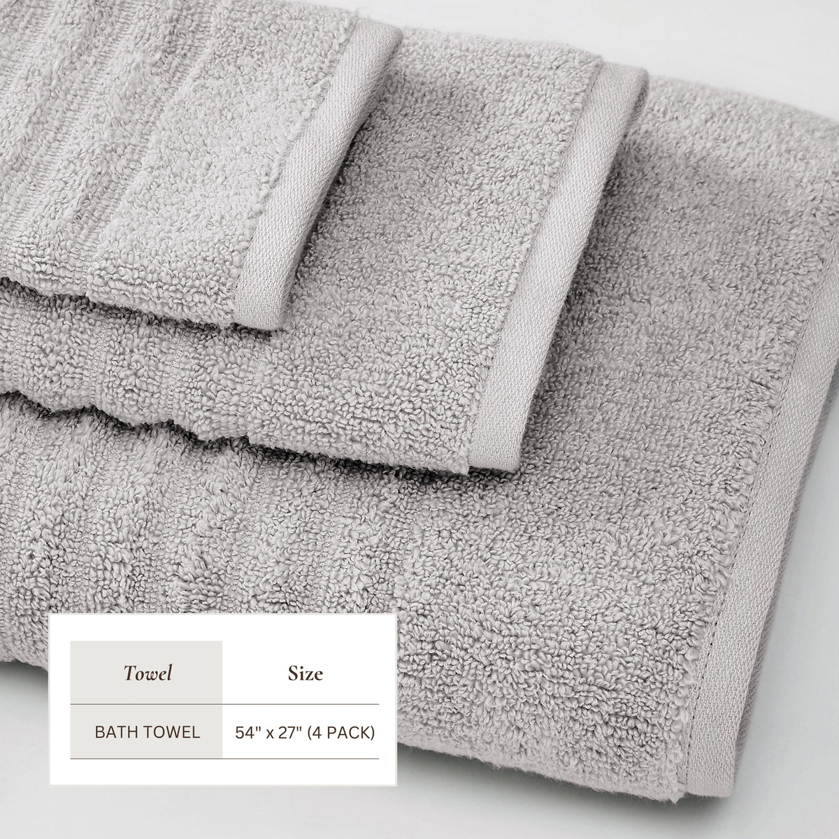Karina Luxury Combed Cotton Bath Towel Set