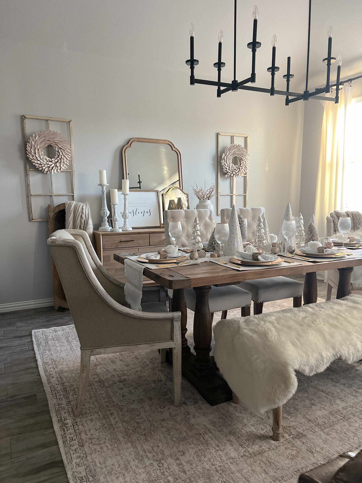 Cream Washable Area Rug