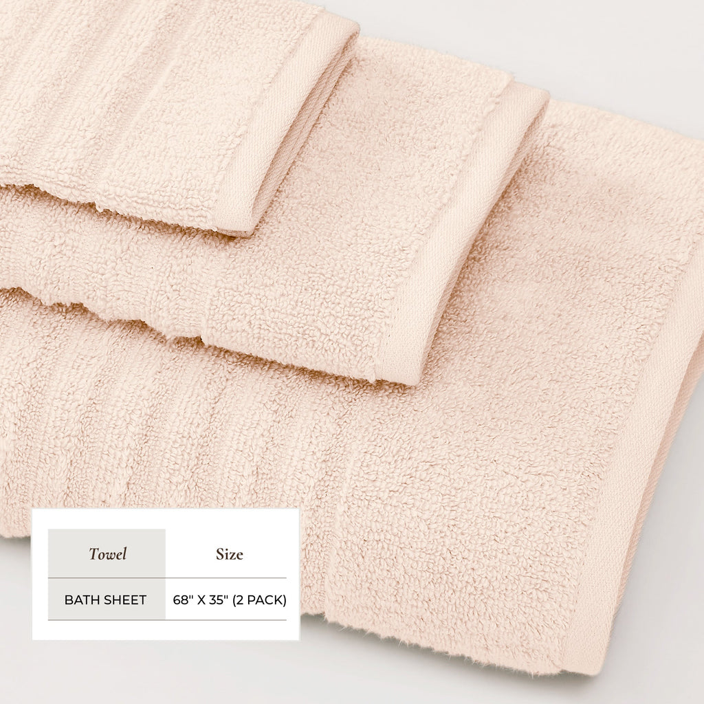 Karina Luxury Combed Cotton Bath Towel Set