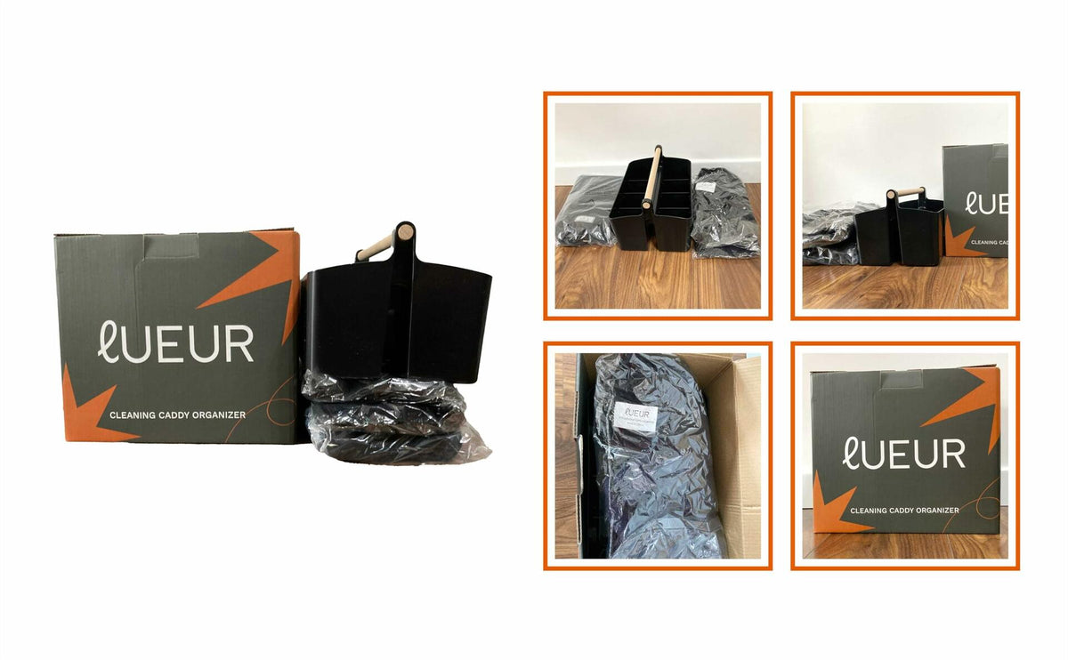 Black Cleaning Caddy Organizer