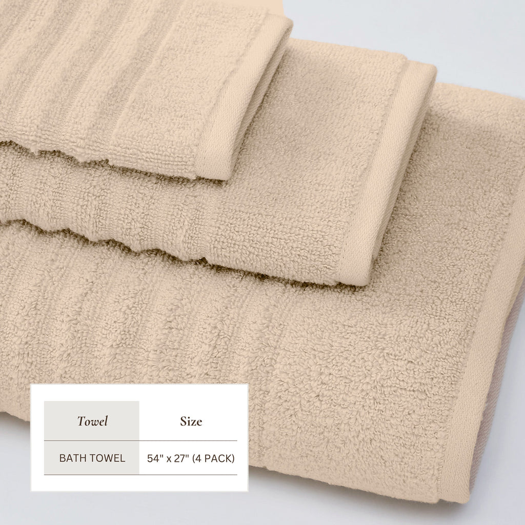 Karina Luxury Combed Cotton Bath Towel Set