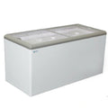 Excellence Commercial Products HB-17HCD Dual-Temperature Chest Refrigerator/Freezer, 16.5 Cu. Ft., 2 Sliding Glass Doors, White
