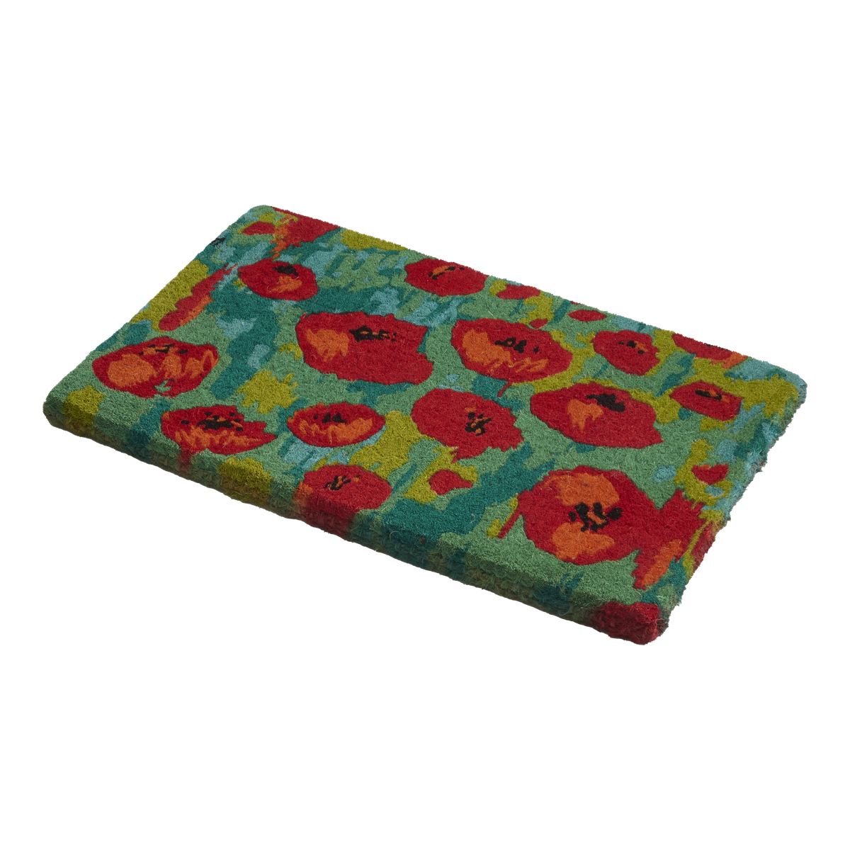 Fab Habitat Field of Poppies Coir Doormat