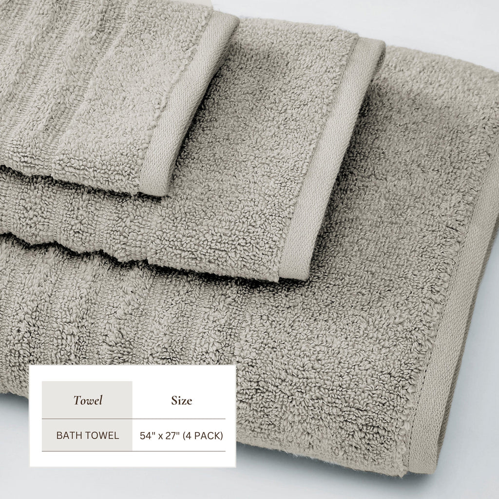 Karina Luxury Combed Cotton Bath Towel Set