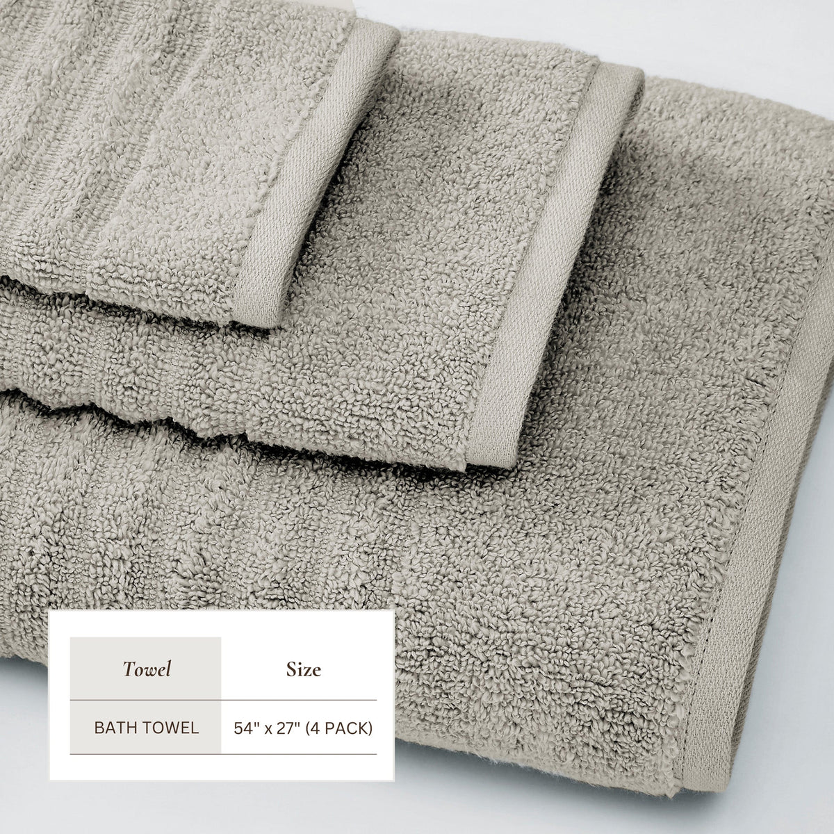 Karina Luxury Combed Cotton Bath Towel Set