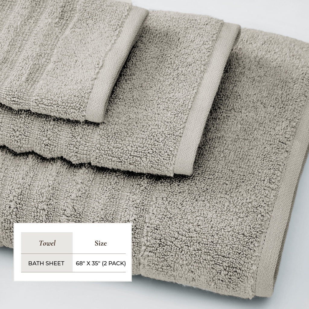 Karina Luxury Combed Cotton Bath Towel Set