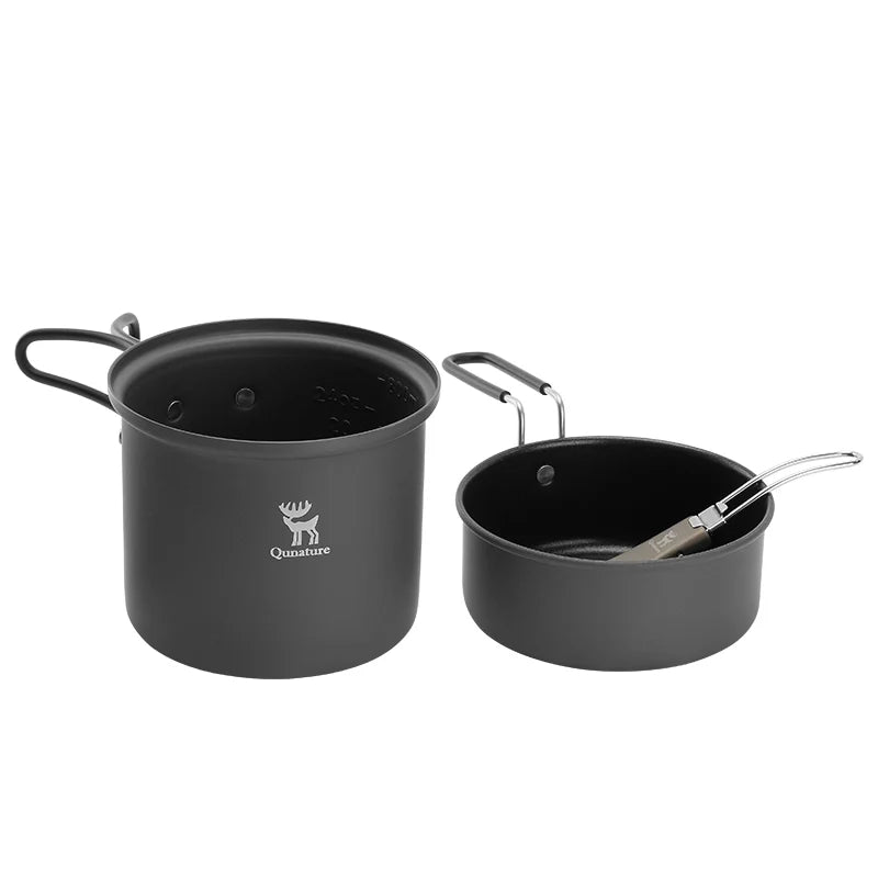 Ultralight Nesting Aluminum Camping Cookware Set