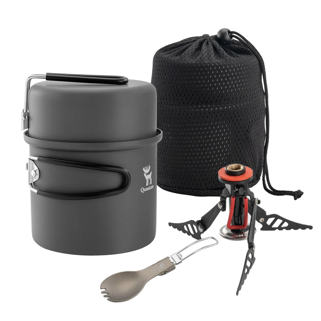 Ultralight Nesting Aluminum Camping Cookware Set