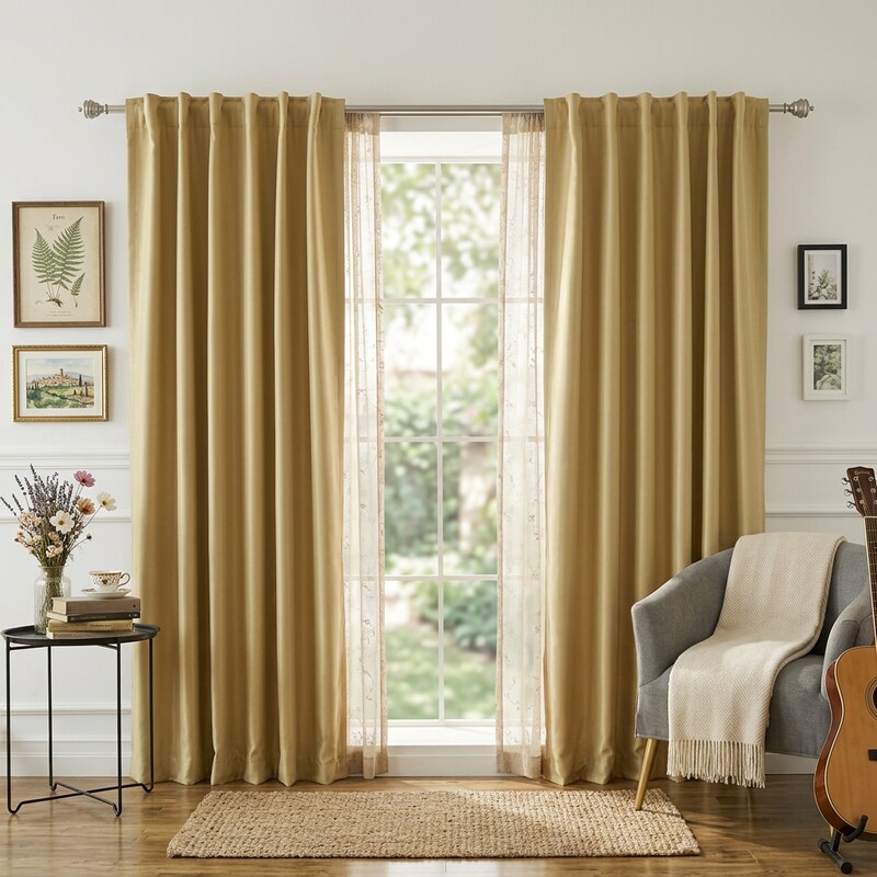 52" x 108" Premium Thermal Blackout Curtains – Set of 2