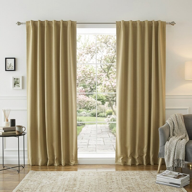 52" x 108" Premium Thermal Blackout Curtains – Set of 2