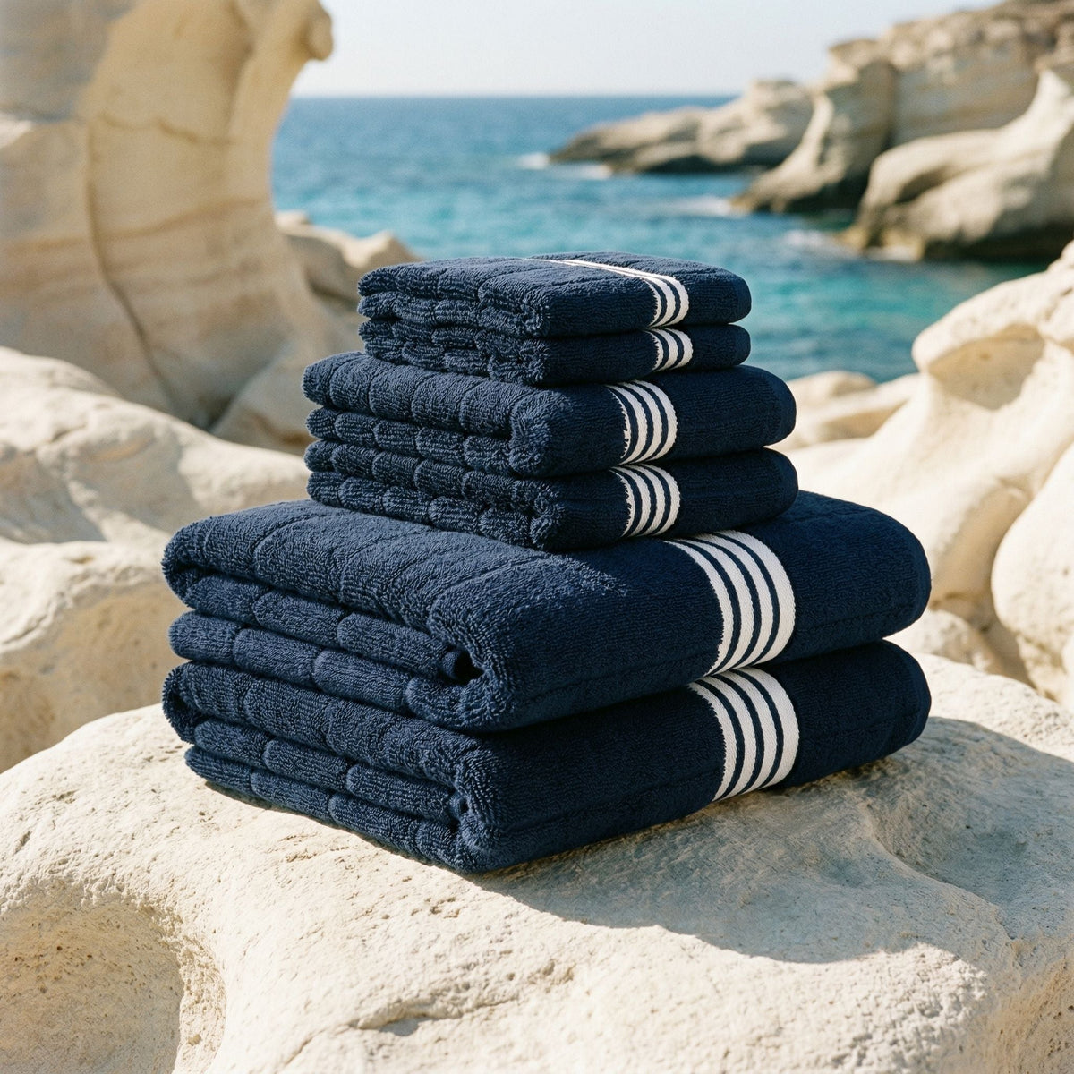 Australian Cotton 6-Piece Towel Set – 600 GSM