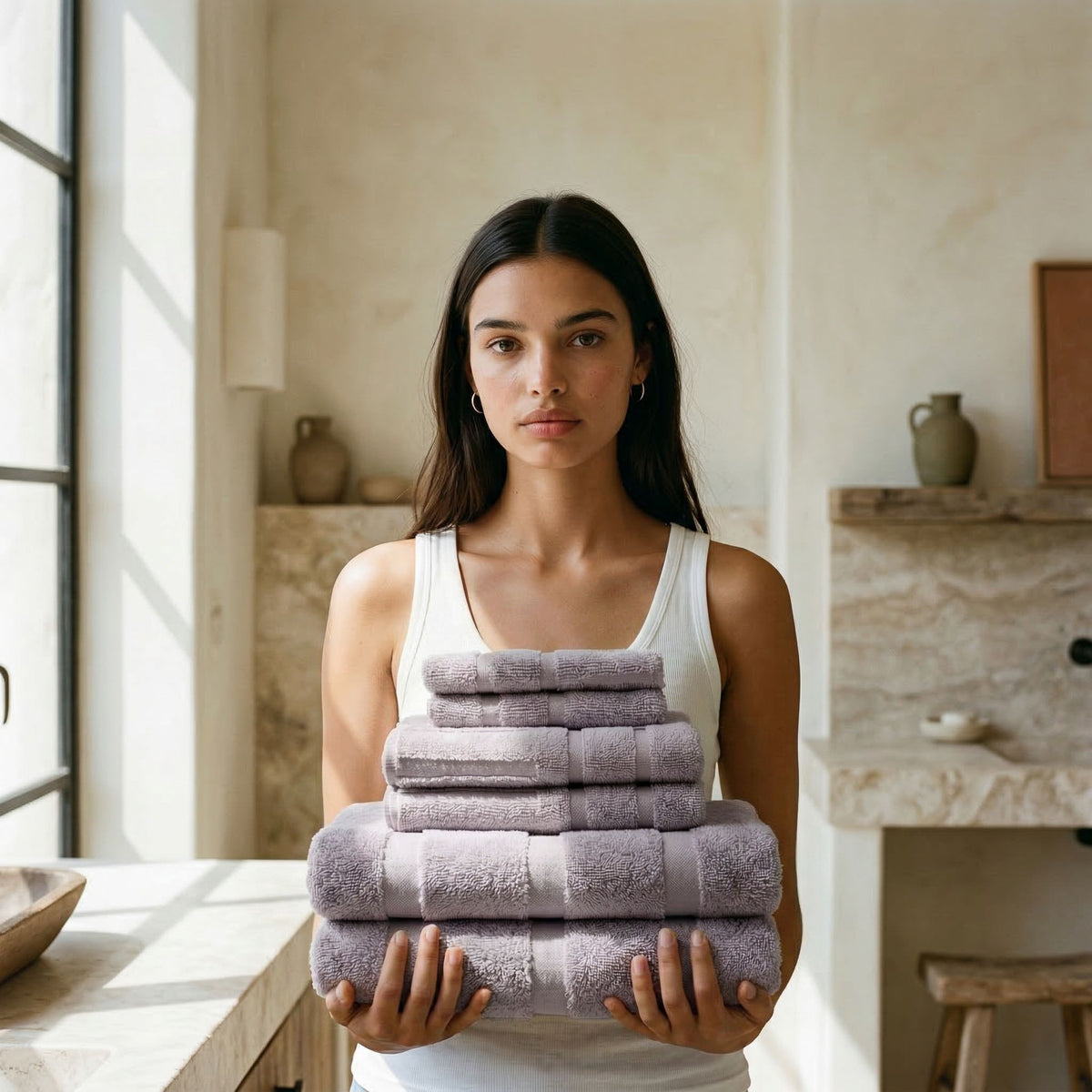 Australian Cotton 6-Piece Towel Set – 600 GSM