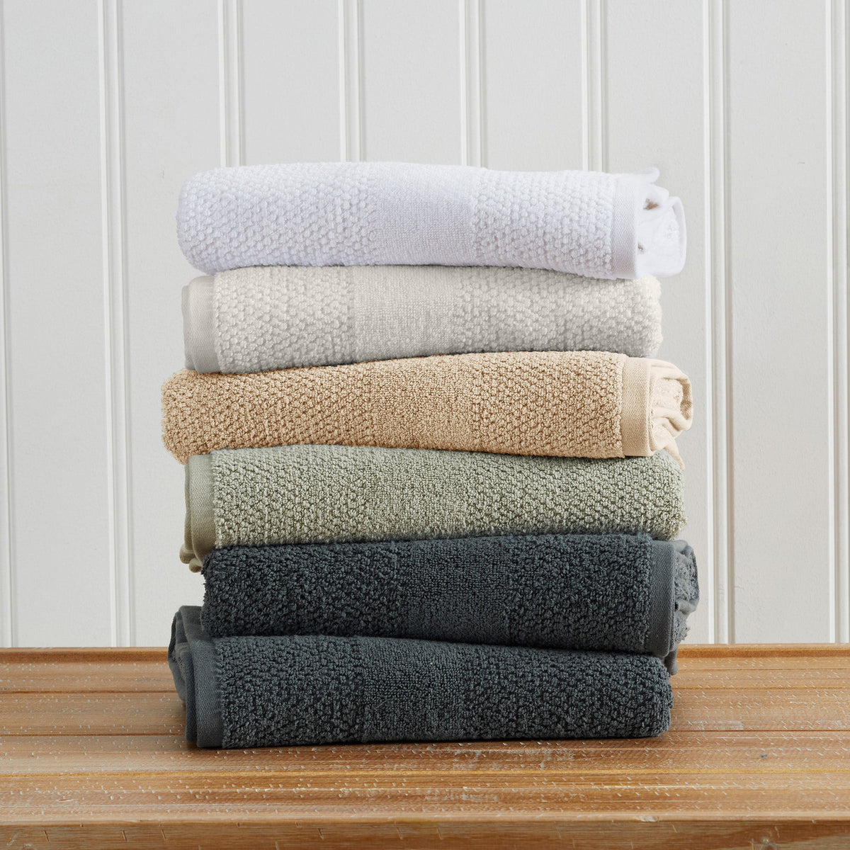 Giuliana Checkered Cotton Bath Towel Set