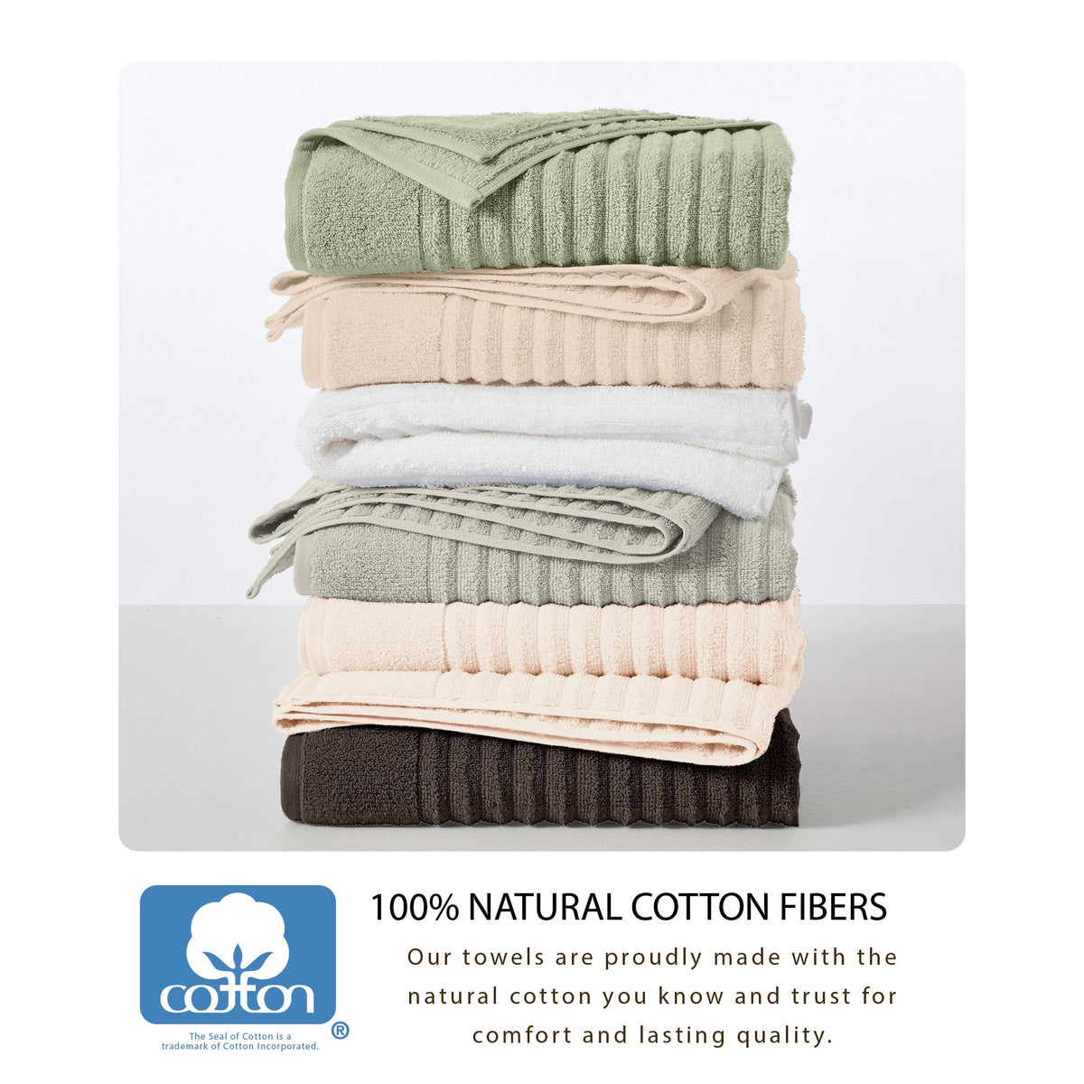 Karina Luxury Combed Cotton Bath Towel Set