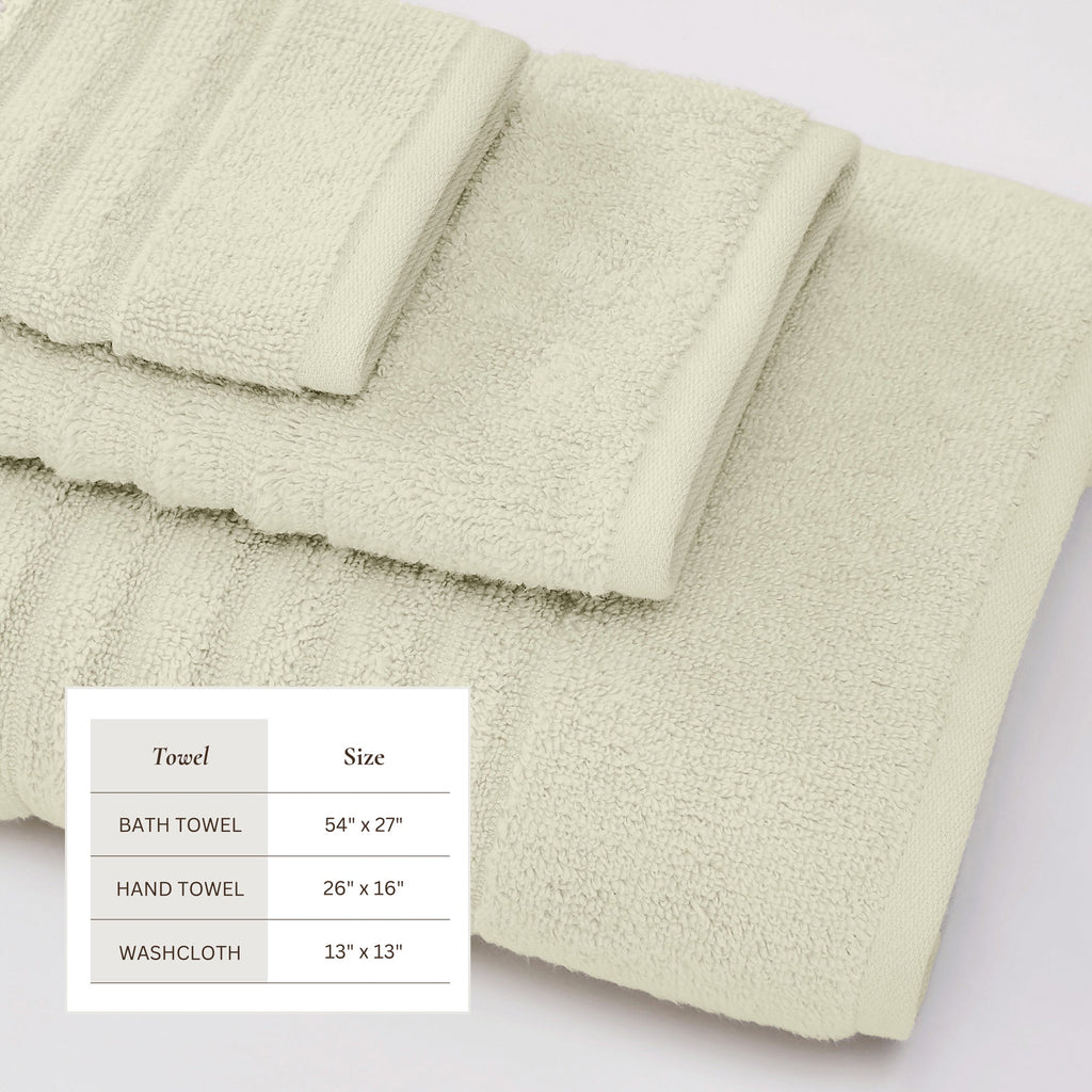 Karina Luxury Combed Cotton Bath Towel Set