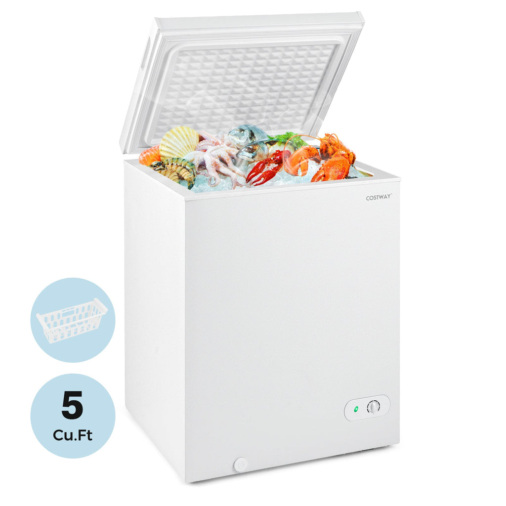 5 Cu. Ft. Compact Chest Freezer