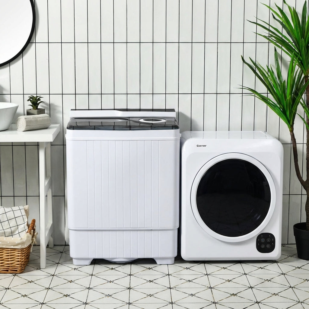 Compact Washer and Dryer Laundry Combo for Fast Household Laundry