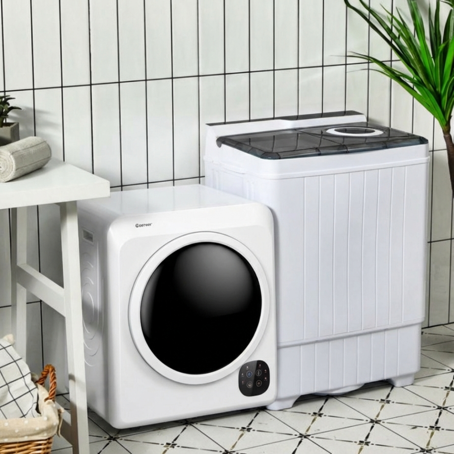 Compact Washer and Dryer Laundry Combo for Fast Household Laundry