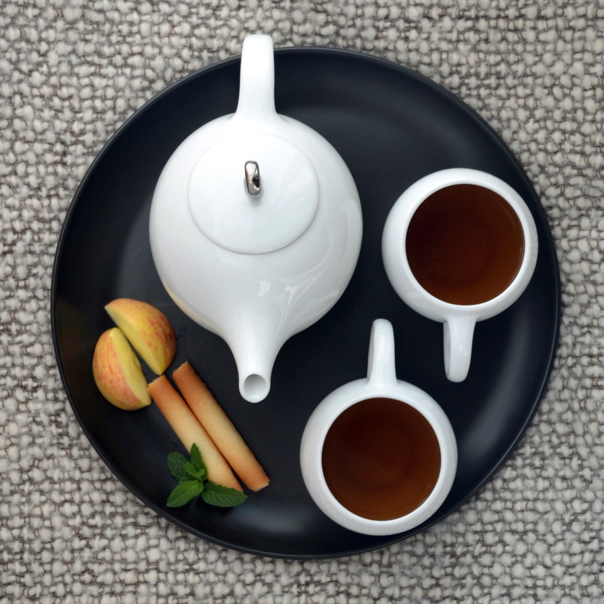 Maia Ming EVA 3-Piece Tea Set – White