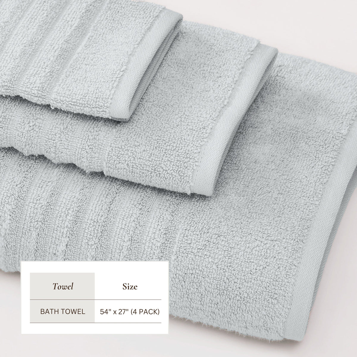 Karina Luxury Combed Cotton Bath Towel Set