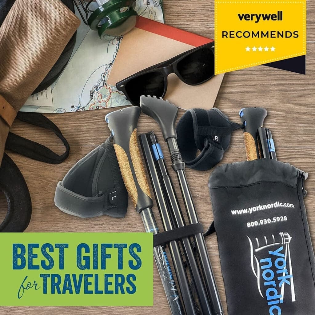 York Nordic Folding Hiking Poles